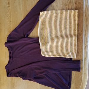 🛍American Eagle ladies tube top and long sleeve shirt, size XS